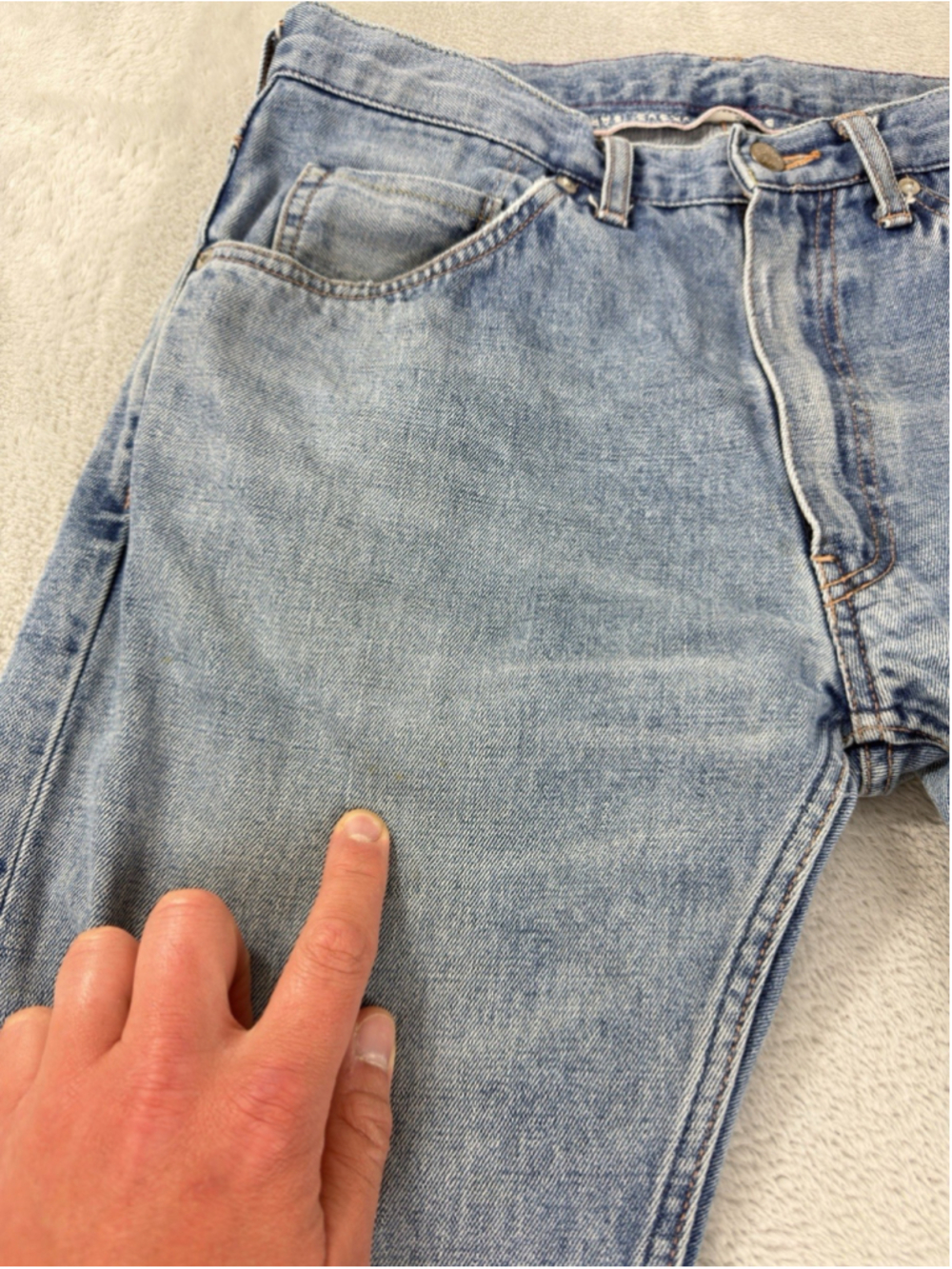 Ursus Bape Jeans Men's Size 32 W X 30 L/Medium Authentic Red Selvedge Made Japan - Picture 9 of 16